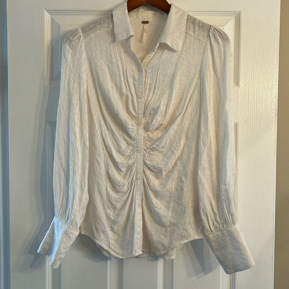 Free People Ladies Button-Down Blouse Size S